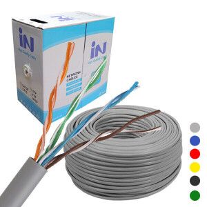 상품 이미지: CAT5E 랜선 랜케이블 UTP 제작용 박스 롤 300m 단선