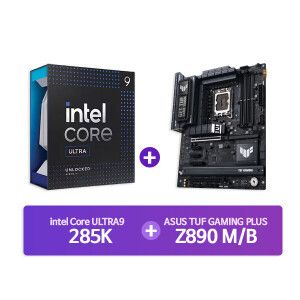 상품 이미지: 인텔 코어 울트라9 시리즈2 285K (애로우레이크) (정품) + ASUS TUF GAMING Z890-PLUS WIFI 패키지 CYNEX