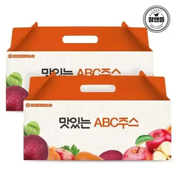 상품 이미지: 참앤들황토농원 맛있는 ABC주스 30포x2박스, 총 60포