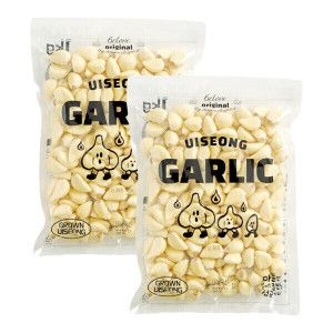 상품 이미지: (신선집중) 마늘귀신 경북 의성 깐마늘 2kg (1kg x 2개) / 초신선 대서(실속형) 깐마늘