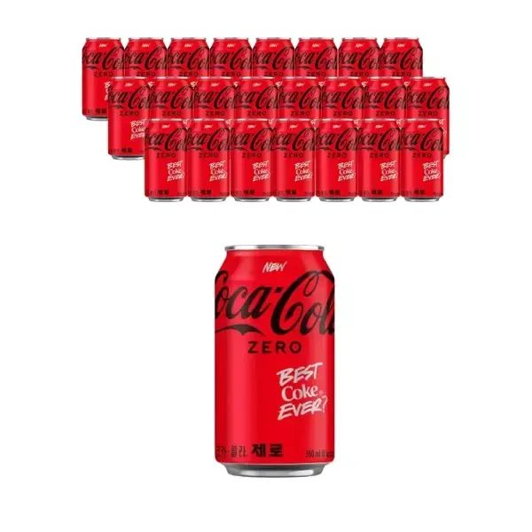 상품 이미지: 코카콜라 제로, 350ml, 24개