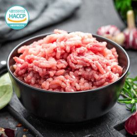 상품 이미지: (신선집중) 한우암소 1++한우한돈다짐육 300g x2팩 한우한돈 황금비율