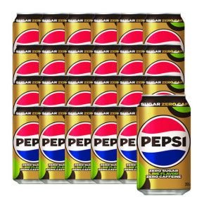 상품 이미지: 펩시제로 라임 제로카페인 355ml 24캔 청량음료 / 탄산음료 / 탄산