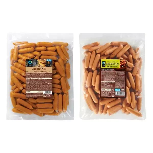 상품 이미지: 청정원 리치부어스트, 1.5kg, 1개 + 할라피뇨, 1.5kg, 1개