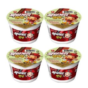 상품 이미지: 짜파게티범벅 6개입X4박스 (총24개)/짜장범벅 개당 70g