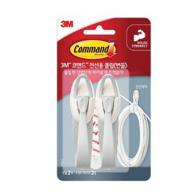 상품 이미지: 3M 코맨드 케이블 고정 클립 전선 정리 번들 17304