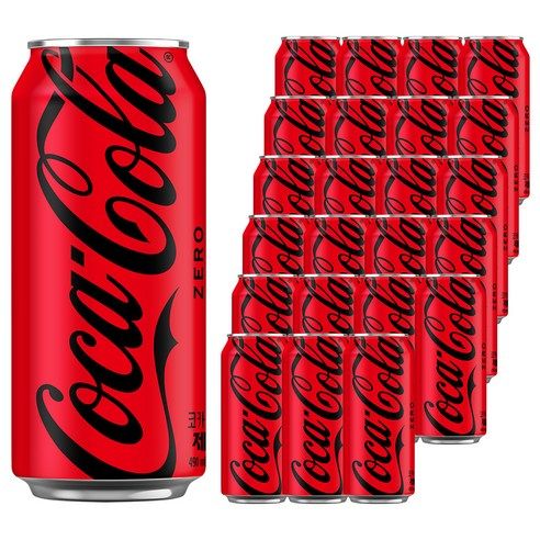 상품 이미지: 코카콜라 제로, 490ml, 24개