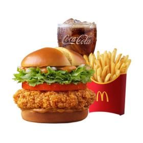 상품 이미지: (맥도날드) 맥크리스피 디럭스 버거 세트
