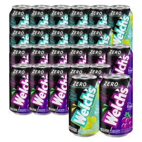 상품 이미지: 웰치스 제로 355ml (포도+샤인머스켓) 총 24캔
