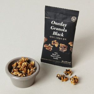 상품 이미지: 귀리 검은콩 하루견과 / 원데이 그래놀라 블랙 x 100봉