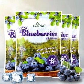 상품 이미지: USA 월드홀마켓 IQF 냉동 블루베리 1kgx4봉
