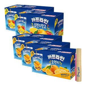 상품 이미지: 카프리썬 오렌지망고 20개+ 오렌지 30개 + 카프리썬 색연필 증정