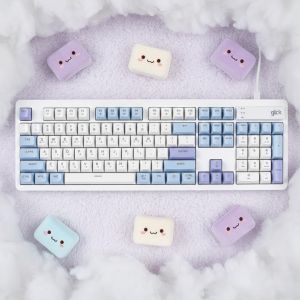 상품 이미지: 지클릭커 오피스프로 OPK50 사일런스 M RGB 풀윤활 무소음 방수 키보드 104키 Sky City 2026년 첫 신제품