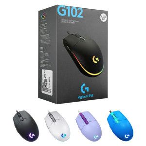 상품 이미지: G102 2세대 게이밍마우스 컴퓨터 게임용 게임 서든 롤 배그 오버워치 병행 (SL)