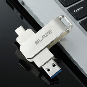 상품 이미지: USB 메모리 C타입 USB 스마트폰 OTG 핸드폰 데이터저장 아연합금 키링 128GB