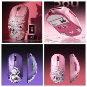 상품 이미지: VALKYRIE VK M5 PRO 무선 게이밍 마우스 PAw3950 듀얼8K 300mAh fps게임용 8k스크린수신기