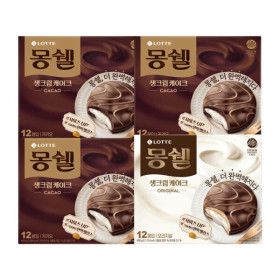 상품 이미지: 몽쉘 생크림 408g (카카오 / 오리지널) 3+1개