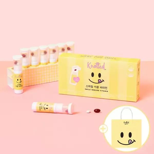 상품 이미지: [내일도착] 노티드 스마일 이뮨 멀티 비타민 1박스 +쇼핑백