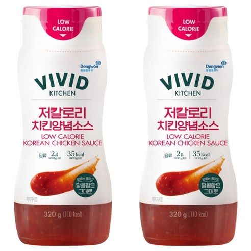 상품 이미지: 비비드키친 저칼로리 치킨양념소스, 320g, 2개