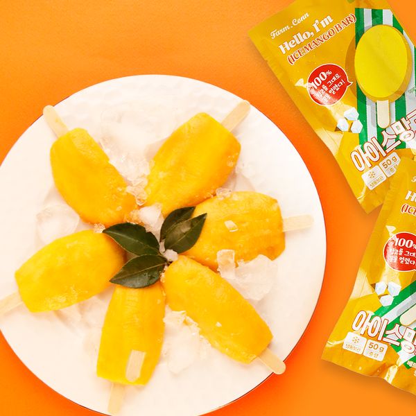 상품 이미지: 팜컨 아이스 망고바 50g 40개 (10개입 x 4봉)