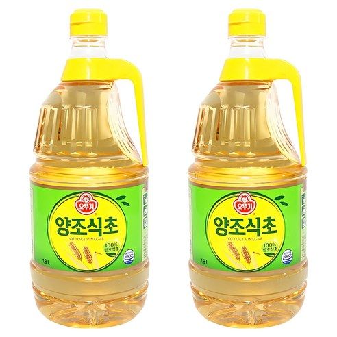 상품 이미지: 오뚜기 양조 식초, 1.8L, 2개
