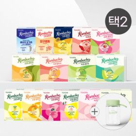 상품 이미지: 티젠 신상 콤부차 30스틱X2박스 택2 보틀증정 (총60스틱) / 정상가 42.000원