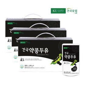 상품 이미지: 건국유업 건국 약콩두유 60팩 / 국산 검은콩(흑태)과 국산 약콩