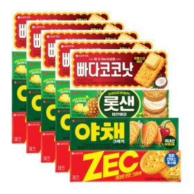 상품 이미지: 롯데제과 롯데 비스킷 4종 총 5세트