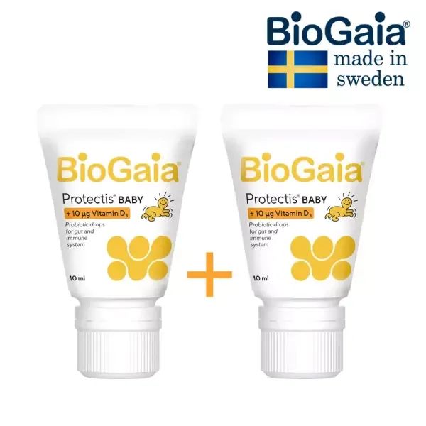 상품 이미지: 해외바이오가이아 아기 유산균 비타민D3 프로텍티스 이지드롭 베이비드롭 biogaia 10ml 2개