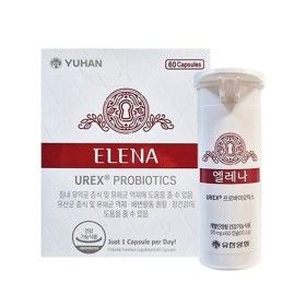 상품 이미지: 유한양행 엘레나 UREX 프로바이오틱스 170mg x 60캡슐 1개 AM