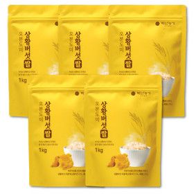 상품 이미지: 100% 국산 지리산 상황버섯쌀 5kg 오분도미 상황버섯쌀 5kg(1kgx5)