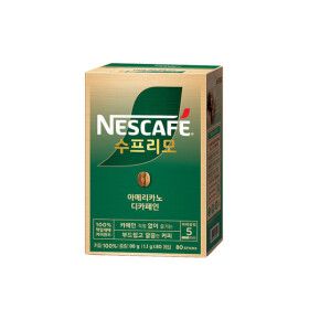 상품 이미지: 네스카페 수프리모 아메리카노 디카페인 80T