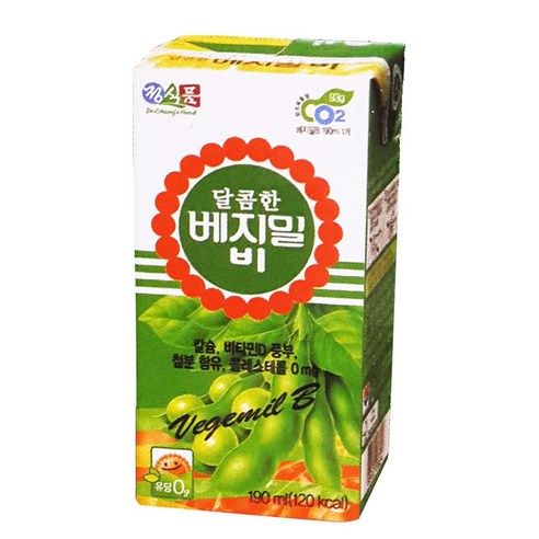 상품 이미지: 베지밀 달콤한 비 두유, 190ml, 32개