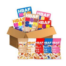 상품 이미지: (신선집중) HBAF 바프 먼투썬 하루견과 혼합구성 50봉 (핑크/화이트/레드/블루/베이지)