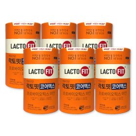 상품 이미지: 종근당건강 락토핏 코어맥스 2g X 60포 6통 5X 포뮬러 생유산균 프로바이오틱스 아연