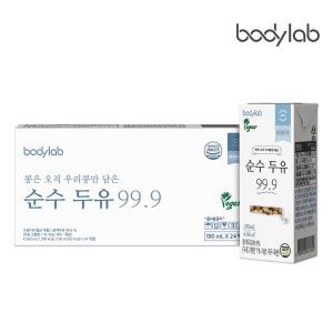 상품 이미지: 순수두유 99.9 190ml 24팩 x 1박스/국산콩100%/비건인증 무첨가두유