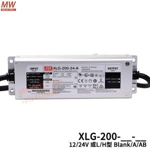 상품 이미지: 정전류 모드 LED 드라이버 스위치 변환기 전원  장치  MEAN WELL XLG-200-12-A XLG-200-24-A XLG-200-H-A 2