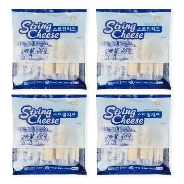 상품 이미지: 이스트밸리 스트링치즈 20g x 10개입 4팩