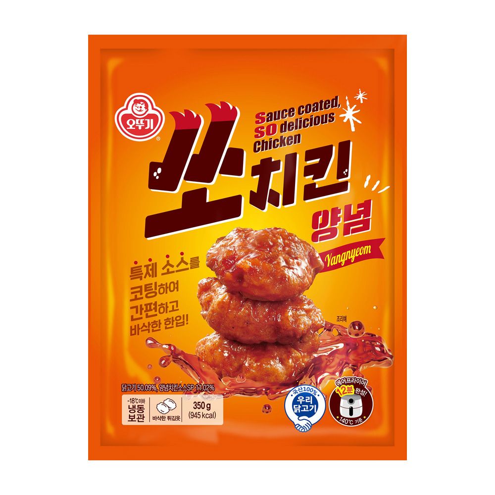 상품 이미지: [소비기한 08월 07일까지] 오뚜기 쏘치킨 양념 350g