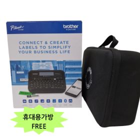 상품 이미지: 브라더 라벨프린터 PT-D610BT50 파우치패키지 라벨기 PT-D610BT+휴대용가방