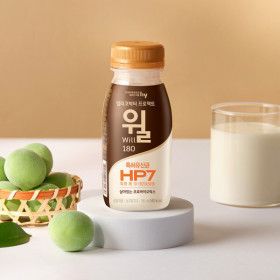 상품 이미지: 에치와이 헬리코박터 프로젝트 윌 오리지널 에코 180ml x 10개입 오리지널/저지방 2종 택1