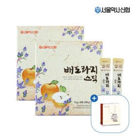 상품 이미지: 서울약사신협 100% 국내산 진한 배도라지 스틱 30포 2세트 (총 60포) +쇼핑백 증정