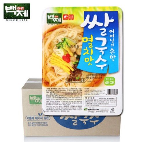 상품 이미지: 백제 즉석쌀국수, 92g, 30개