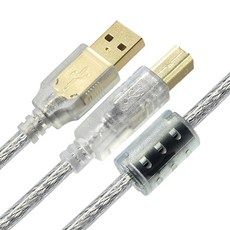 상품 이미지: 마하링크 USB 2.0 A/B 노이즈 필터 실드 케이블, 1개, 5m