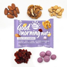 상품 이미지: 굿모닝너츠 하루한줌견과 블루베리요거트 100봉 낱봉