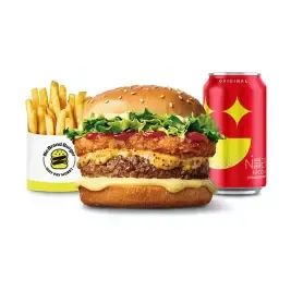 상품 이미지: [노브랜드버거] 메가바이트 버거 세트
