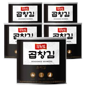상품 이미지: 광천김 곱창김 캔김 30g x 5캔