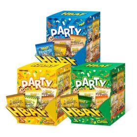 상품 이미지: (신선집중) 바프 파티박스 옐로우/그린/블루 (20g 5가지맛 25봉) 사무실간식 탕비실간식 학교간식 학원간식