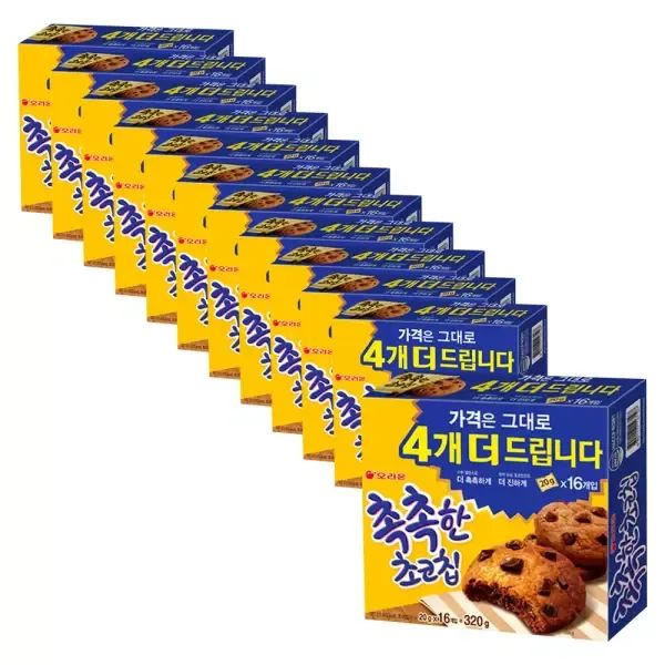 상품 이미지: 오리온 촉촉한 초코칩, 320g, 12개