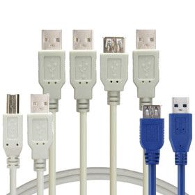 상품 이미지: USB 3.0 연장케이블 3M 암-수 AM-AF 연결선 연장선 잭 컴퓨터 노트북 외장하드 프린터 스캐너 복합기 추천